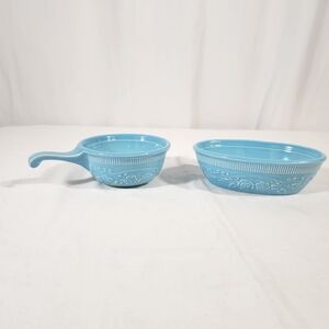Taylor Smith & Taylor Light Blue Ceramic Ovenware